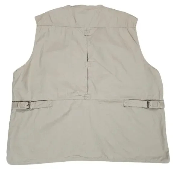 Woolrich Vest Mens Size XXL Khaki Elite Series Tactical Rip Stop Vented Zip Up - Picture 2 of 11